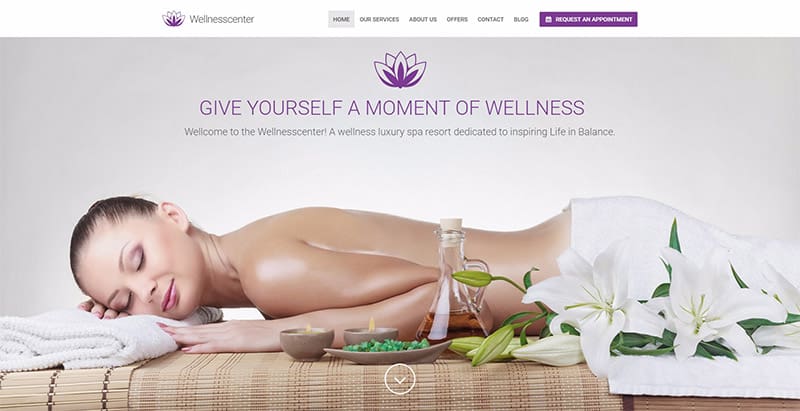 Wellness center themes wordpress creer site web spa Wellness center themes wordpress creer site web spa