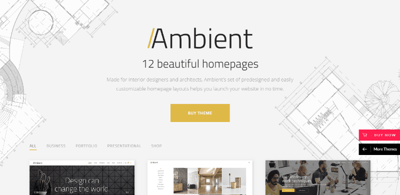 Ambient themes wordpress creer site web agence deco interieure Ambient themes wordpress creer site web agence deco interieure