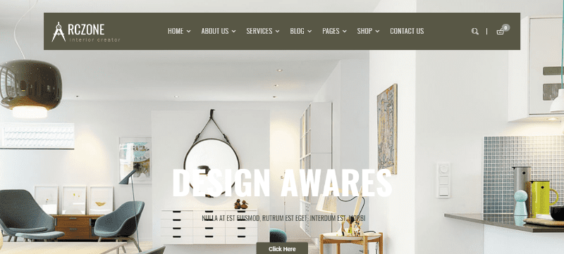 Arczone themes wordpress creer site web entreprise construction vitrine societe