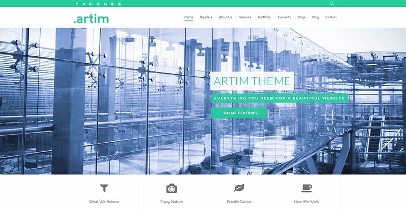 Artim themes wordpress creer site web agence pme Artim themes wordpress creer site web agence pme