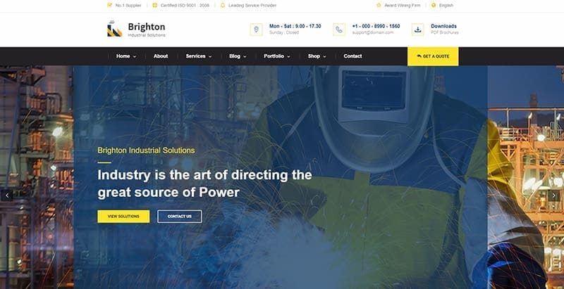 Brighton themes wordpress creer site web entreprise agence cabinet Brighton themes wordpress creer site web entreprise agence cabinet