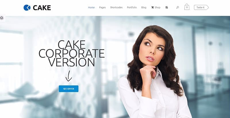 Cake themes wordpress creer site web entreprise agence