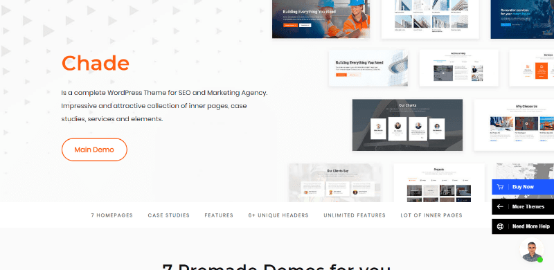 Chade theme wordpress entreprise construction Chade theme wordpress entreprise construction