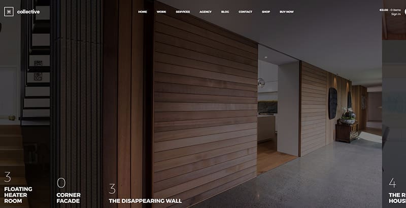 Collective themes wordpress creer site web agence creative