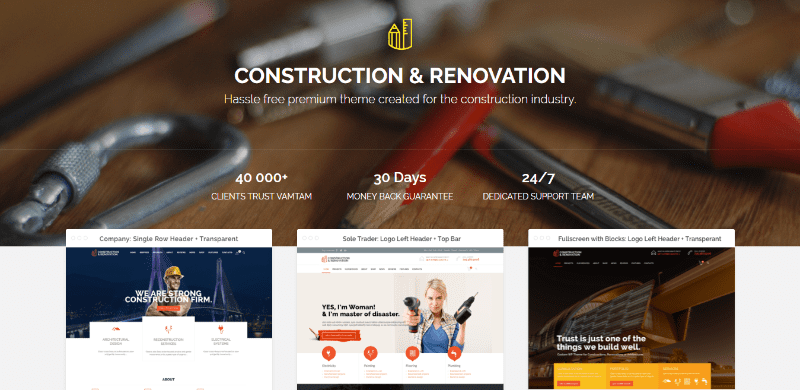 40 thèmes WordPress premium pour créer un site web – 2019