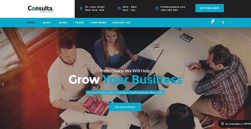 Consulta 10 themes wordpress creer site web pme Consulta 10 themes wordpress creer site web pme