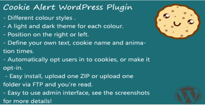 Cookie alert plugins wordpress integrer politique confidentialite Cookie alert meilleurs plugins WordPress de politique de confidentialité