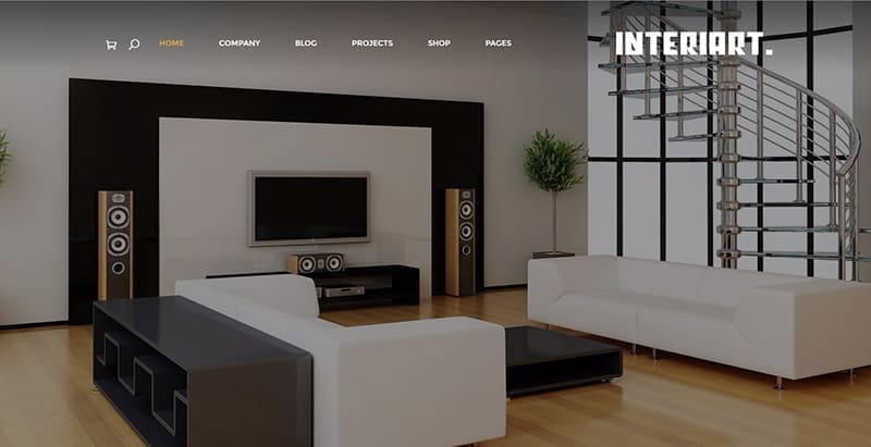 Interiart themes wordpress creer site web agence deco interieure