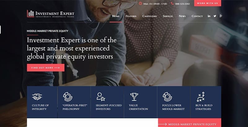 Investment expert themes wordpress entreprise financiere Investment expert themes wordpress entreprise financiere