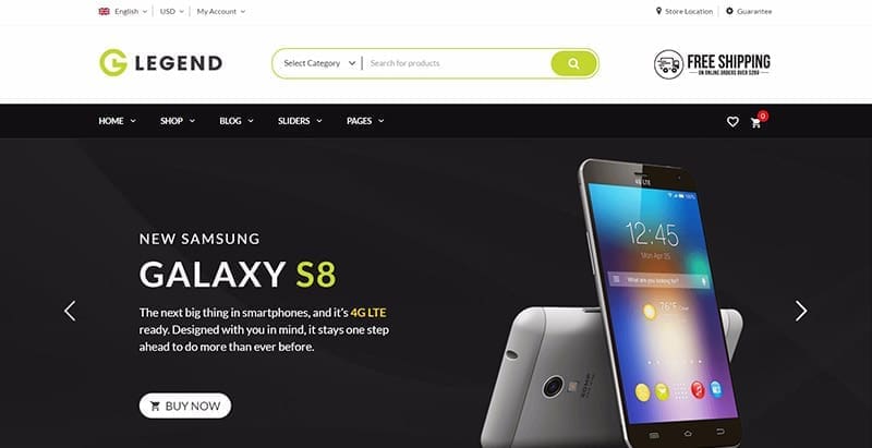 Legend themes wordpress creer boutique en ligne site ecommerce Legend themes wordpress creer boutique en ligne site ecommerce