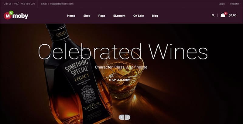 Moby themes wordpress creer boutique en ligne site ecommerce