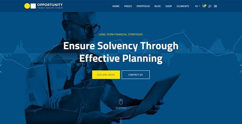 Opportunity themes wordpress entreprise financiere Opportunity themes wordpress entreprise financiere