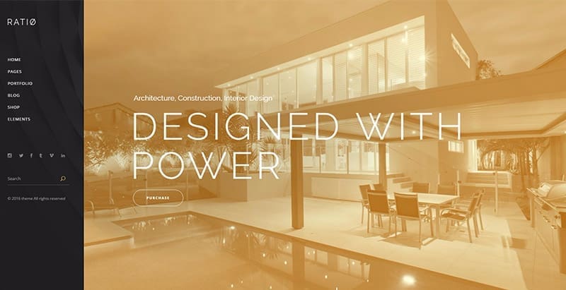 Ratio themes wordpress creer site web agence deco interieure