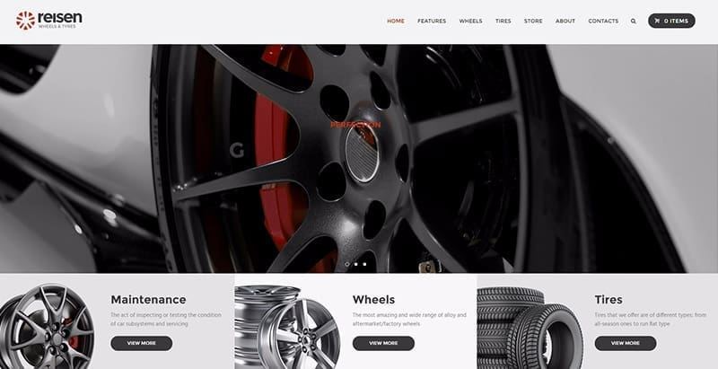 Reisen themes wordpress creer site web vente reparation voiture achat location
