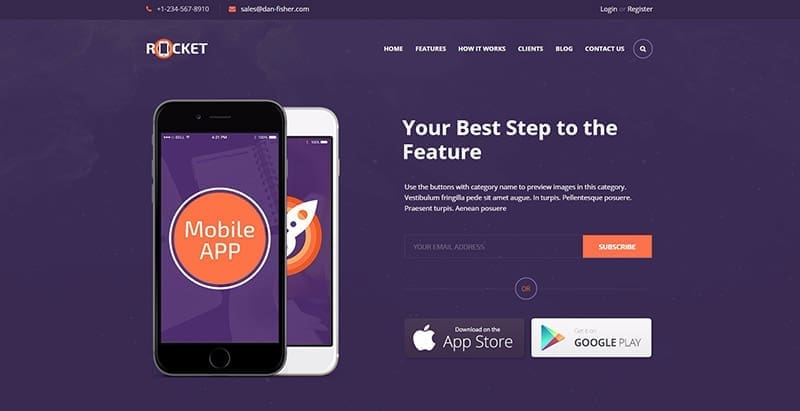 Rocket themes wordpress creer site web agence creative