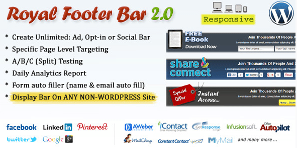 Royal footer bar