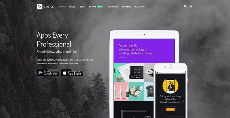 Verko themes wordpress creer site web agence marketing 1