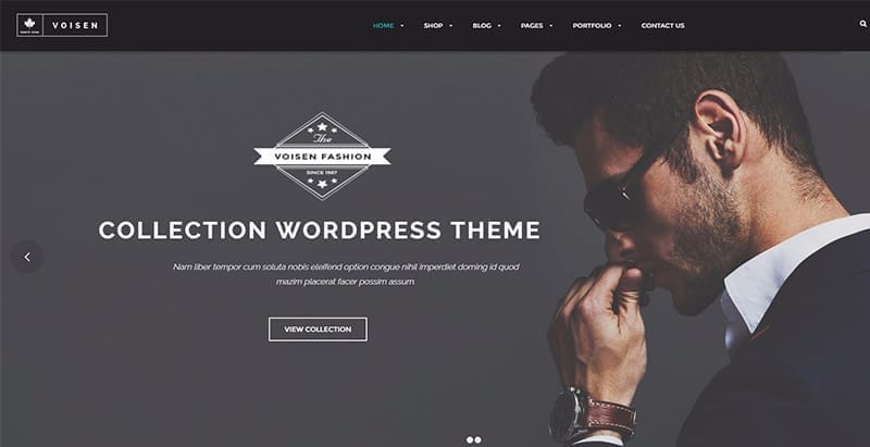 Voisen themes wordpress creer site web portfolio agence Voisen themes wordpress creer site web portfolio agence
