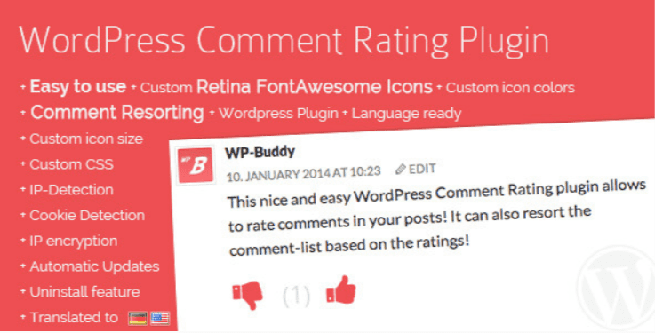 WordPress Comment Rating Plugin WordPress Comment Rating Plugin