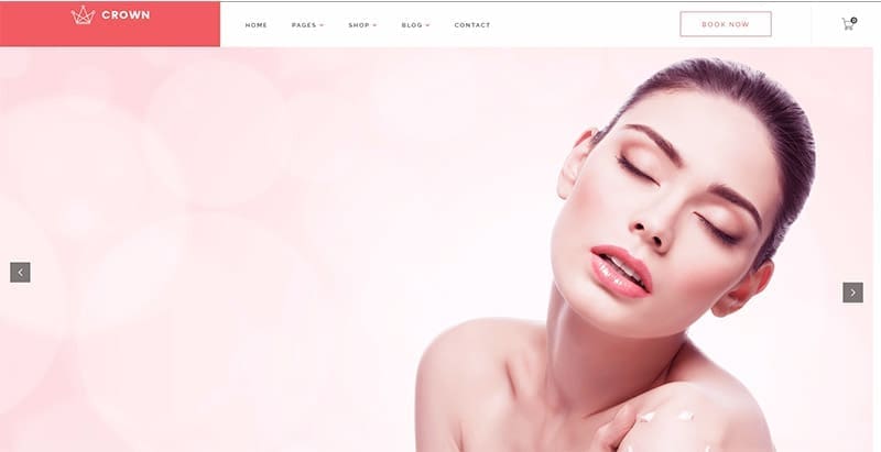 Crown themes wordpress creer site web spa salon massage beaute créer un site web de salon de Spa -Crown