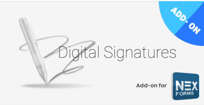 Digital signatures for nex forms