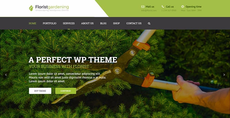 Florist themes wordpress creer site web fleuriste jardinier Florist themes wordpress creer site web fleuriste jardinier