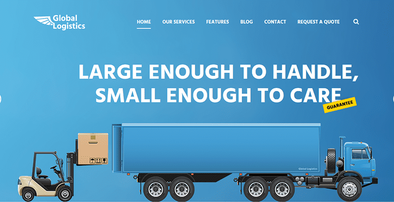 Global logistics theme wordpress creer site web transport logistics Global logistics theme wordpress creer site web transport logistics
