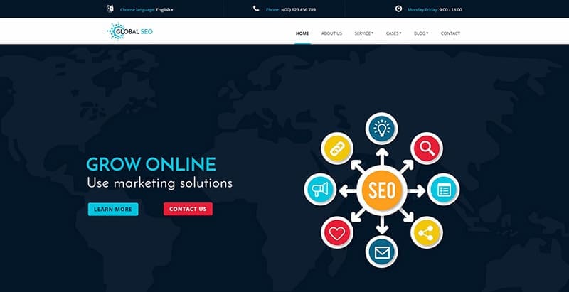 Global seo themes wordpress creer site web optimise referencement marketing seo