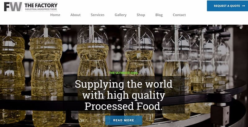 Manifacturing themes wordpress creer site web entreprise startup pme agence Manifacturing themes wordpress creer site web entreprise startup pme agence