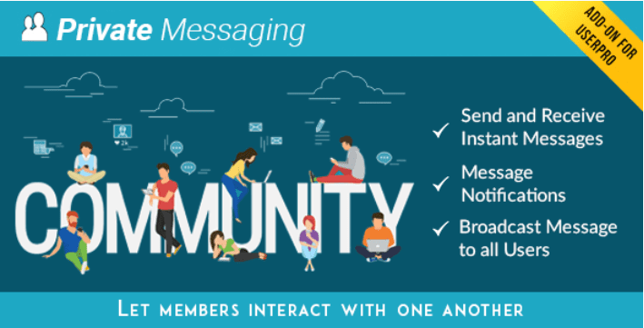 Private messages for userpro