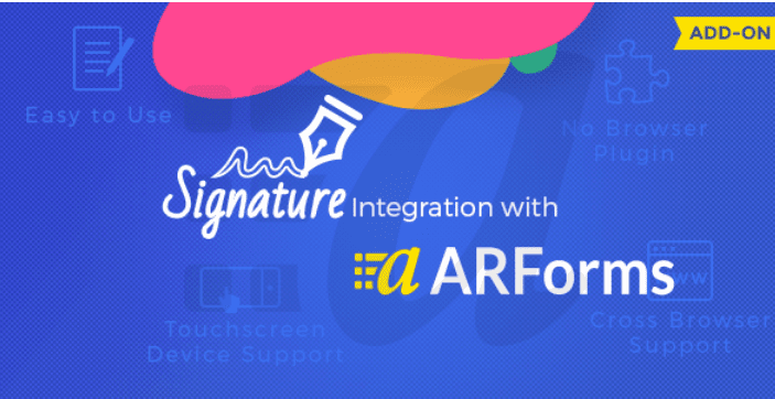 Signature addon for arforms