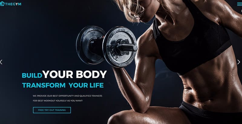 Thegem themes wordpress creer site web fitness sport yoga athlete equipe Thegem themes wordpress creer site web fitness sport yoga athlete equipe