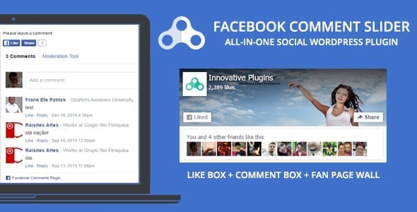 facebook comment slider plugin wordpress pour commentaires facebook