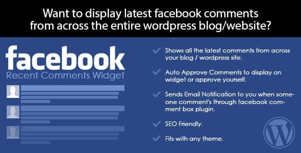 facebook recent comments wordpress widget plugin wordpress pour commentaires facebook facebook recent comments wordpress widget plugin wordpress pour commentaires facebook