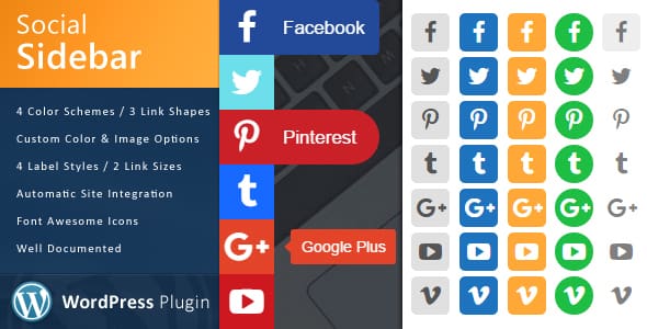 Social sidebar plugin wordpress pour footer Social sidebar plugin wordpress pour footer