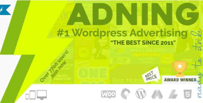 Adning advertising plugin wordpress