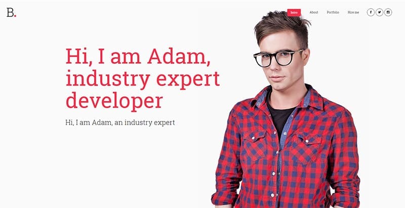 Мост теми WordPress Creer сайт CV автобиография 1 Мост теми WordPress Creer сайт CV автобиография 1