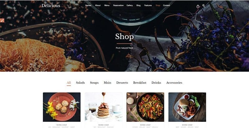Délicious themes wordpress creer site web restaurant recettes menus plats Délicious themes wordpress creer site web restaurant recettes menus plats