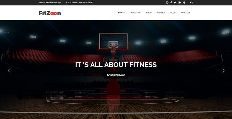 Fitzoon theme wordpress creer site web ecommerce boutique ligne
