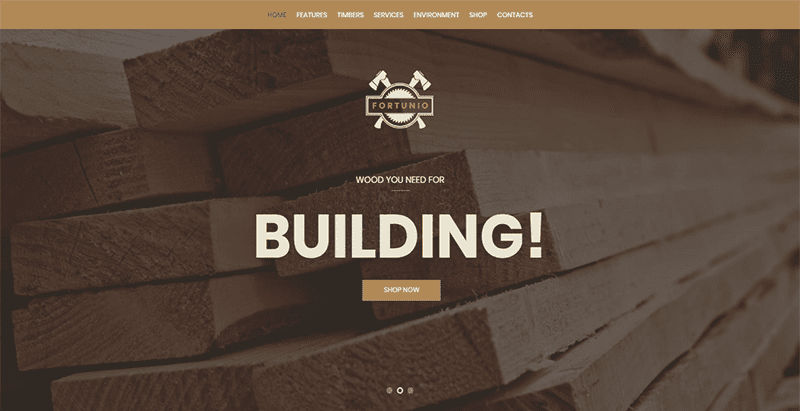 Fortuno theme wordpress entreprise manufacturiere