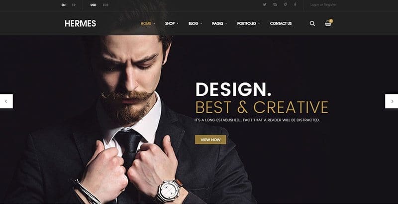 Hermes themes wordpress creer site web vente vetements ecommerce Hermes themes wordpress creer site web vente vetements ecommerce