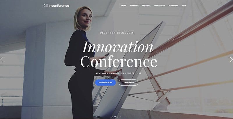 Inconference themes wordpress creer site web evenement seminaire meeting conférence Inconference themes wordpress creer site web evenement seminaire meeting conférence