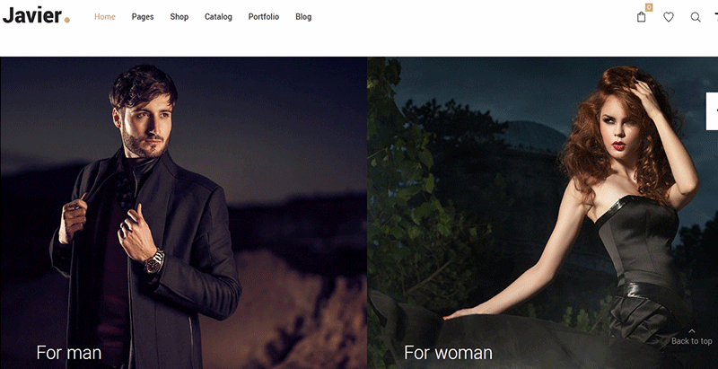 Javier themes wordpress creer pret a porter internet ecommerce Javier themes wordpress creer pret a porter internet ecommerce
