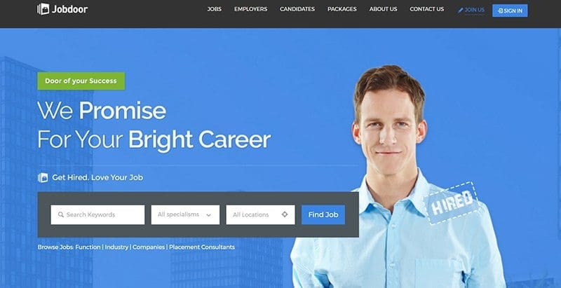 Jobcareer themes wordpress creer site web offres emploi Jobcareer - meilleurs thèmes WordPress d'offres d'emploi