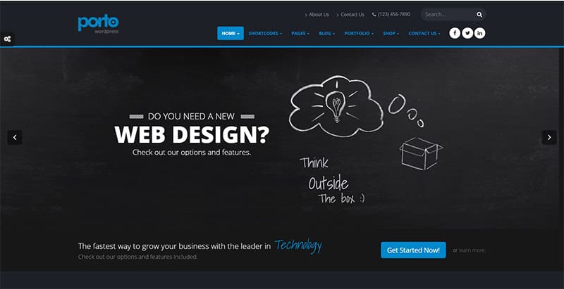 Porto 10 thèmes wordpress au style sombre pour créer un site web Porto 10 thèmes wordpress au style sombre pour créer un site web