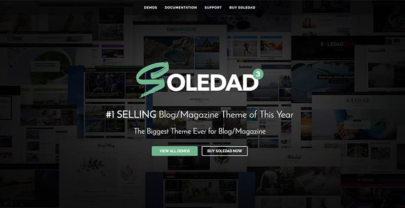 Soledad themes wordpress populaires creer site web