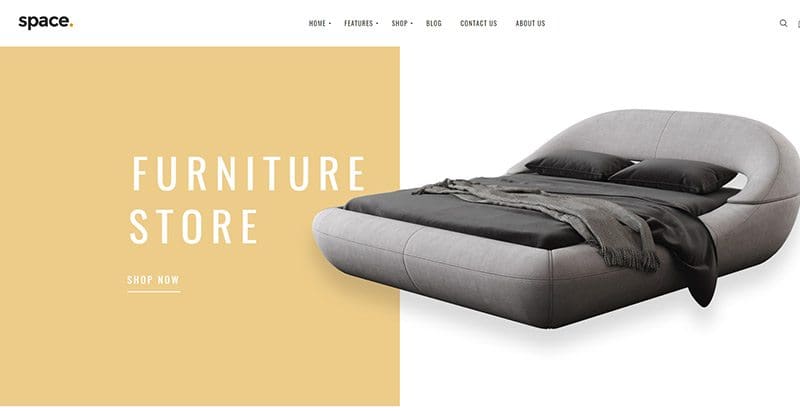 Space themes wordpress creer site vente de meubles ecommerce créer un site web de vente de meubles - Space