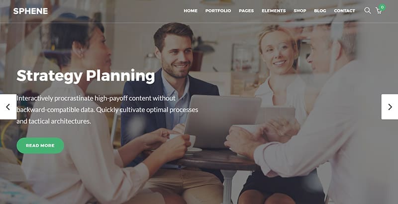 Sphene themes wordpress creer facilement site web entreprise