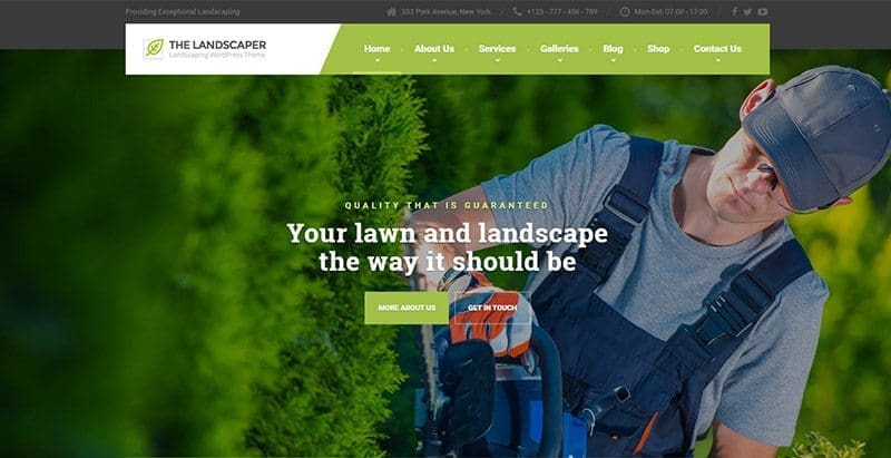 The landscaper themes wordpress creer site web entreprise jardinage The landscaper themes wordpress creer site web entreprise jardinage