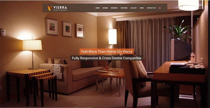 Vierra themes wordpress creer site web auberge motel hotel Vierra themes wordpress creer site web auberge motel hotel